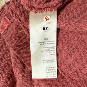 Free People We The Free New Magic Waffle Knit Thermal Long Sleeve Top in Cowboy Size Large thumbnail 8