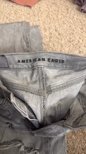 Grey American Eagle Jeans thumbnail 3