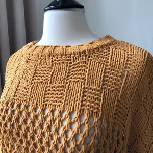 NWT Billabong Onward We Go Chenille Sweater Mustard L thumbnail 8