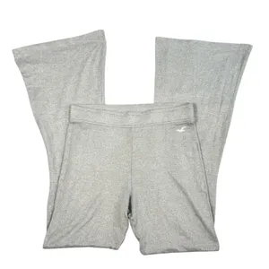 Hollister Flare Yoga Pants Womens Small Short Gray Heathered Stretch Lounge thumbnail 10