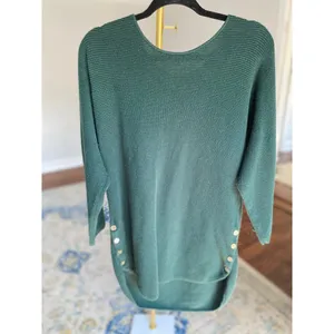 Michael‎ Kors Knit Tunic Sweater Coastal Grandmother Quiet Luxury Cottagecore thumbnail 8