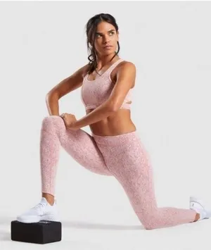 Gymshark Fleur Texture Leggings thumbnail 3