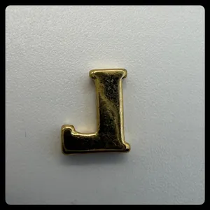 Origami Owl Floating Locket Charm Initial Letter L Gold Tone Rhinestone thumbnail 2