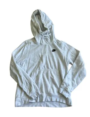 NIKE Women’s Light Gray Sweatshirt Size Medium thumbnail 1