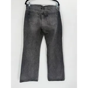 Gap Relaxed Flare Jeans Womens 29/8 Regular Black MidRise Denim 90s Grunge Indie thumbnail 11