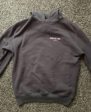 Dark Grey White Fox Boutique Hoodie thumbnail 1