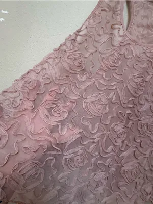 Y2K 3D Rosette Mesh Tank Pink Coquette Fairycore M thumbnail 4