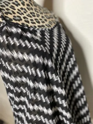 Maurices Black and White Brushstroke Tank thumbnail 4
