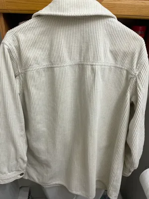 Mint Green Corduroy Shacket  thumbnail 3
