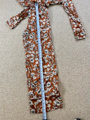 La Ligne X Target Pajamas Set Floral Button Down Top Longsleeve & Bottom XSmall thumbnail 7