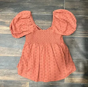 Baevely Blouse Top Orange Size M thumbnail 2