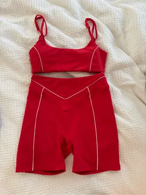 Yllw The Label Athletic Set Red Size XS thumbnail 2