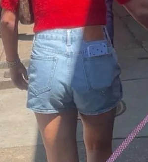 Denim Skort Blue thumbnail 2