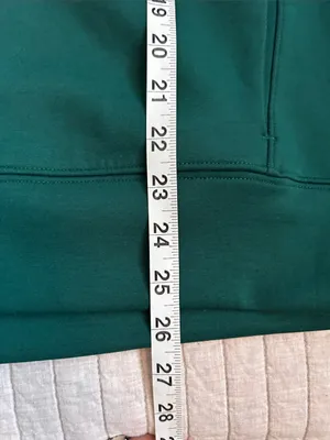 Abercrombie YPB NeoKNIT softstream quarter zip Emerald green S oversized thumbnail 16