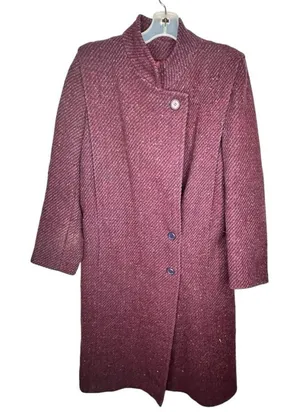 Vintage‎ Bonders Long Wool Coat Size M thumbnail 1