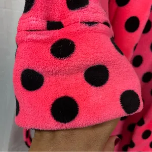 Pink Victoria’s Secret Polka Dot Robe SZ:XS/S thumbnail 5