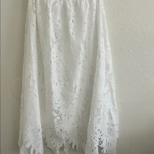 Elegant White Lace Halter Dress by EillyBazaar thumbnail 6