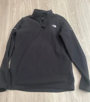 The North Face Black Half-Zip Fleece Pullover thumbnail 1