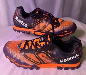 Reebok Black and Orange Sneakers thumbnail 1