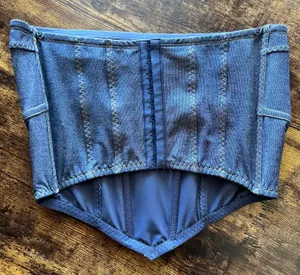 NOBO | women’s denim bustier. Size: XL. thumbnail 7