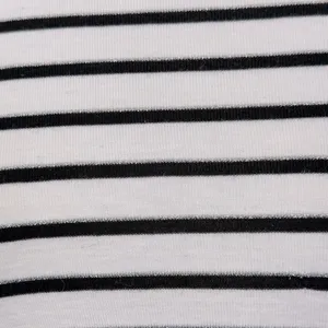 CHARTER CLUB Women's Black & White Striped Long Sleeve T-Shirt-Large thumbnail 2