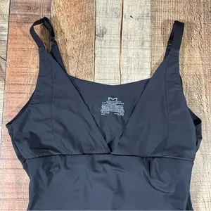 Maidenform Black Shapewear Bodysuit XL Classic Smoothing Cami Controlwear thumbnail 3