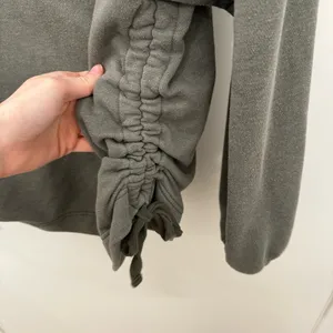 Aerie Green Hoodie Hooded Sweatshirt thumbnail 2