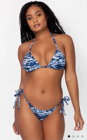 Smart & Sexy Triangle String Bikini Set thumbnail 1
