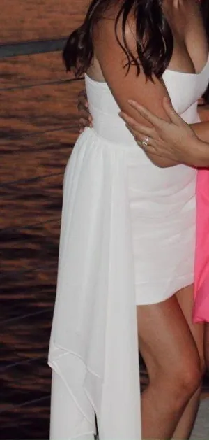 12th Tribe White Strapless Dress thumbnail 5