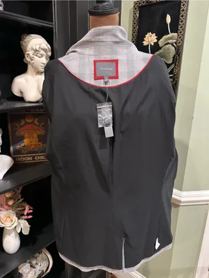 The Limited Glen Plaid Double‑Breasted Blazer – NWT – Size 14 thumbnail 11