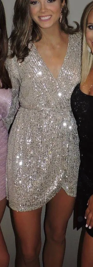 Oh Polly Mini Sequin Dress thumbnail 1