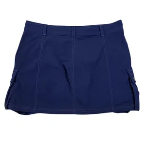Athleta Navy Blue Cargo Skort Womens size 12 Hiking Golf Activewear Mini Skirt thumbnail 4
