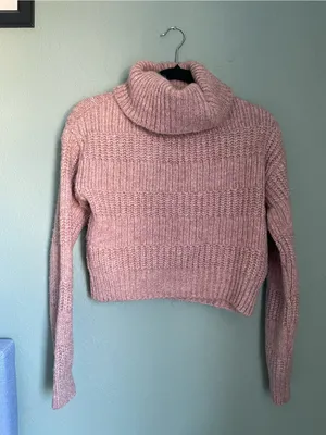 Urban Outfitters BDG Mauve Roll Neck Knitted Jumper Sweater Size S Turtleneck thumbnail 7