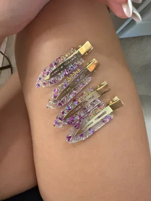 Emi Jay popstar clips Purple thumbnail 3