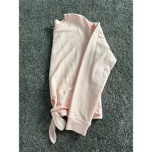 90 Degree by Reflex Sweatshirt Womens M Pink Tie-Front Crew Neck Pullover thumbnail 5