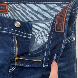 Rock Revival 28 Sundee mid rise boot cut Dark Blue denim Jeans western chunky thumbnail 9