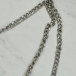 Draped Silver Chain Pants Chain Triple Strand Punk Y2K ✨ thumbnail 3