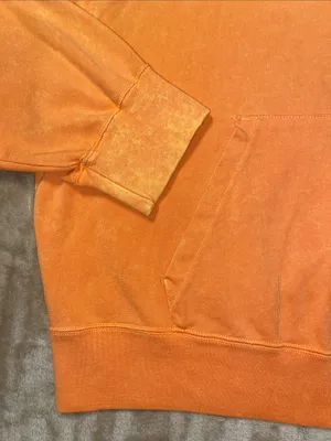 Vintage Nike Swoosh oversized Orange Hooded Pullover thumbnail 4