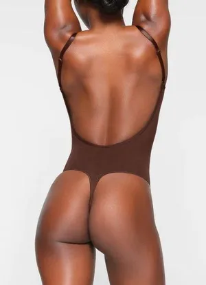 SKIMS LOW BACK Sculpting Thong Bodysuit L/XL thumbnail 2