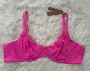 Skims Fits Everybody Lace Underwire Bra Taffy Size 44A thumbnail 1
