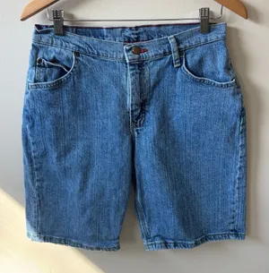 Wrangler Blue Denim Jorts thumbnail 1
