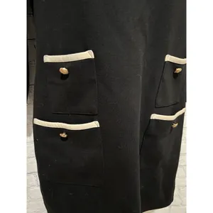 Tuckernuck Black Francoise Mod Mini Dress Extra Small XS thumbnail 4