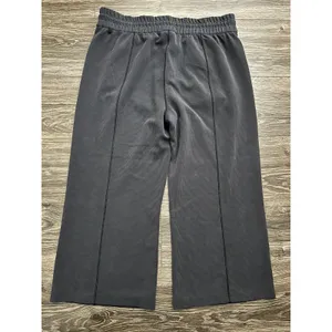 Lululemon Ribbed Softstreme Mid-Rise Wide-Leg Cropped Pant 25" Graphite Grey 14 thumbnail 7