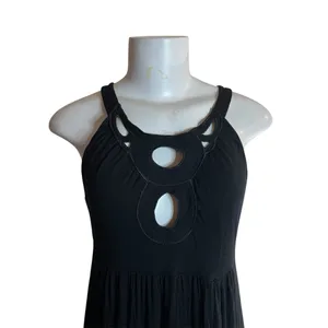 Ella Moss Maxi Dress Keyhole Sleeveless Spring Summer Festival Boho Whimsygoth thumbnail 2