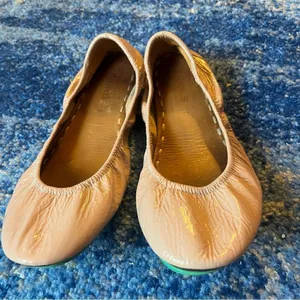 Tieks Biscotti Tan Patent Flats thumbnail 4