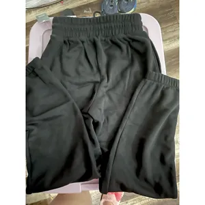 Wild fable Black Fleece Drawstring Jogger Pants, Athleisure, XXS sweatpants thumbnail 3