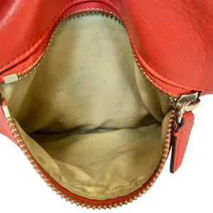 Coach Legacy Carnelian Leather Duffel #19889 - Coral Red Bucket Shoulder Bag thumbnail 7
