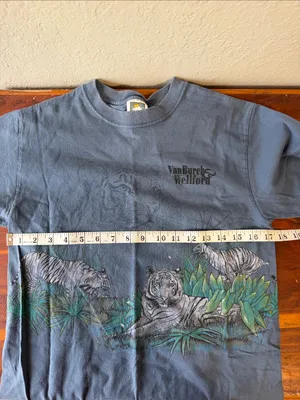 Vintage White Tiger T Shirt Van Burch & Wellford thumbnail 6