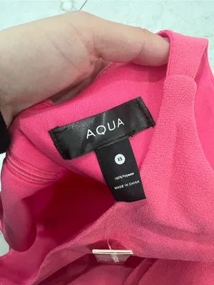 NWT Aqua Hot Pink Sleeveless Dress Size XS $88 thumbnail 2