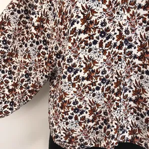 NWT Abound Floral Balloon Sleeve Oversized Blouse thumbnail 3